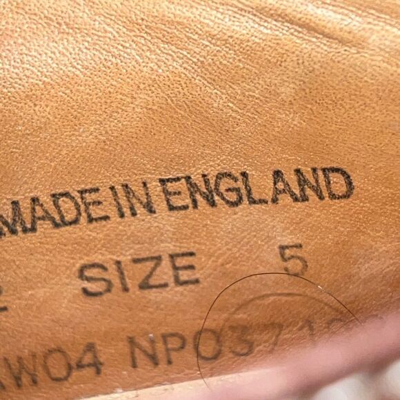 Dr. Martens Brown Vintage Leather Wingtip Oxford Shoes Size 7 - Picture 7 of 8